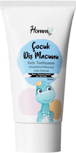 Homm Life Çocuk Diş Macunu Çilek Aromalı 50 ml
