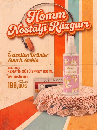 Homm Lıfe  Keratin Sütü Sprey 100 Ml