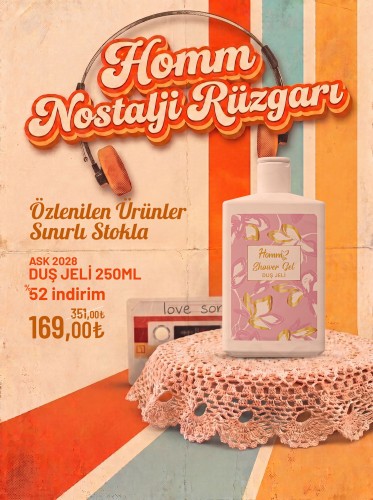 Homm Lıfe Duş Jeli 250ml