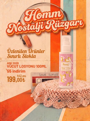Homm Lıfe Vücut Losyonu 100ml