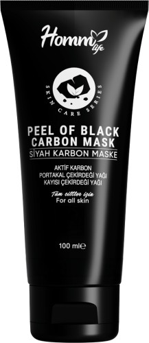 Homm Lıfe Siyah Karbon Maske 100 Ml
