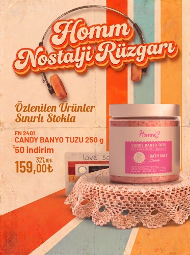 Homm Lıfe Candy Banyo Tuzu 250 G
