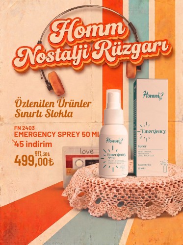 Homm Lıfe Emergency Sprey 50 Ml
