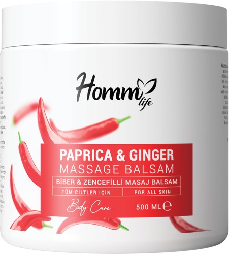 Homm Lıfe Biber & Zencefilli Masaj Balsam 500 Ml