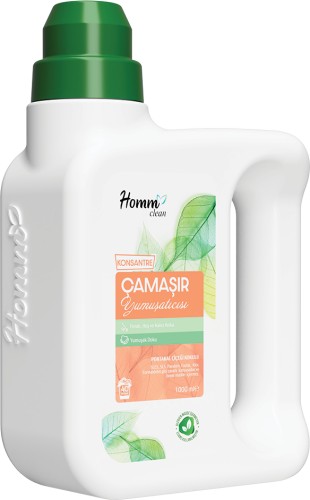 Homm Clean Bitkisel Konsantre Çamaşır Yumuşatıcı Portakal Çiçeği 1000 ml