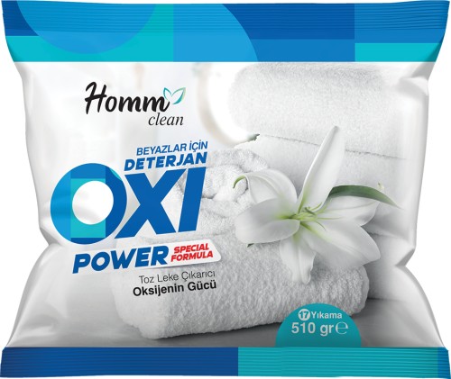 Homm Clean Oxi Power Beyazlar İçin Leke Çıkarıcı Toz 510 g