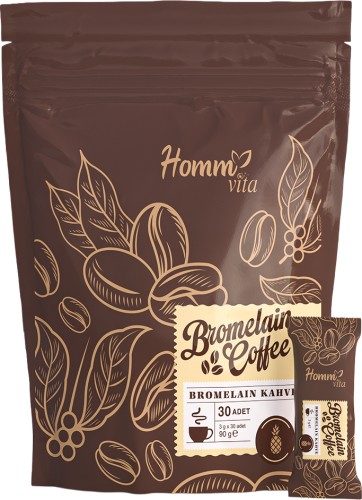 Homm Vita Bromelain & İnülin Destekli Kahve 3 g x 30 Adet