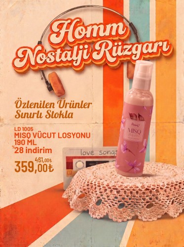 Homm Lıfe Mısq Vücut Losyonu 190 Ml