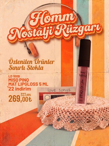Homm Lıfe Mısq Pınq Mat Lıpgloss 5 Ml