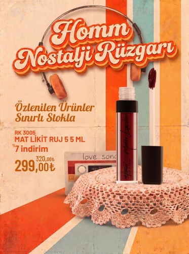 Homm Lıfe Mat Likit Ruj 5 5 Ml