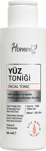 Homm Lıfe Yüz Toniği Karma/yağlı Cilt 80 Ml