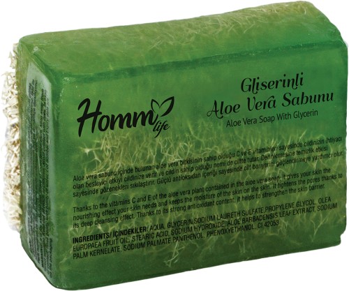 Homm Life Kabak Lifli Gliserinli Aloe Vera Sabunu 130 g