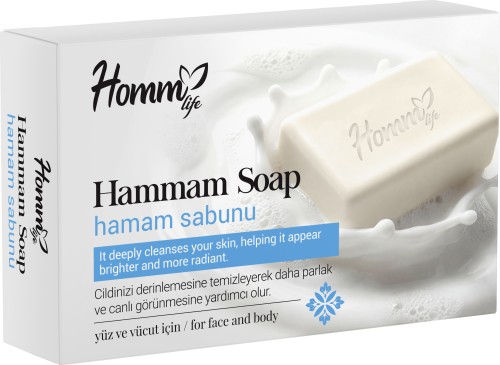 Homm Life Doğal Bitkisel Yağ Bazlı Hamam Sabunu 75 g