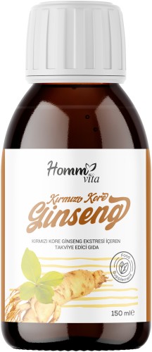 Homm Vita Kırmızı Kore Ginsengi Sıvı Takviye Edici Gıda 150 ml