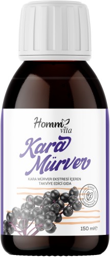Homm Vita Kara Mürver Sıvı Takviye Edici Gıda 150 ml
