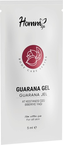 Homm Life Guarana Bitkisel Masaj Jeli - Deneme Boyu (Tester)